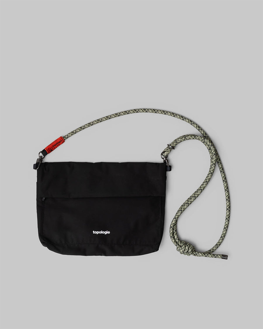 Musette Medium / Black / 8.0mm Rope / Olive Camouflage