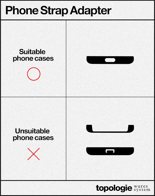 Phone Strap Adapter / 6.0mm Rope / Burrata