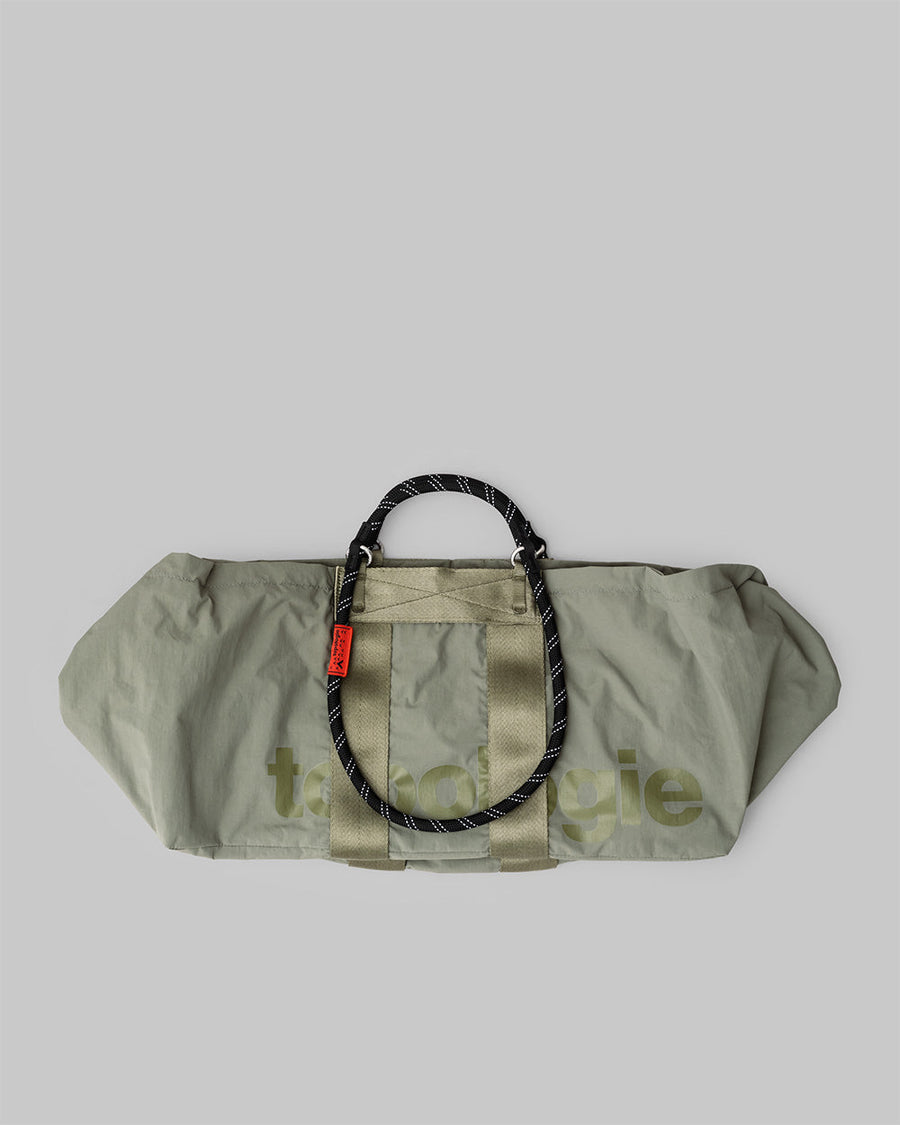 Summit Duffle Large / Moss (Papery) / 10mm Rope Loop / Black Reflective